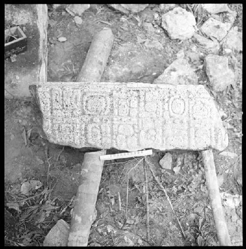 Fragment of Stela 9 at Piedras Negras