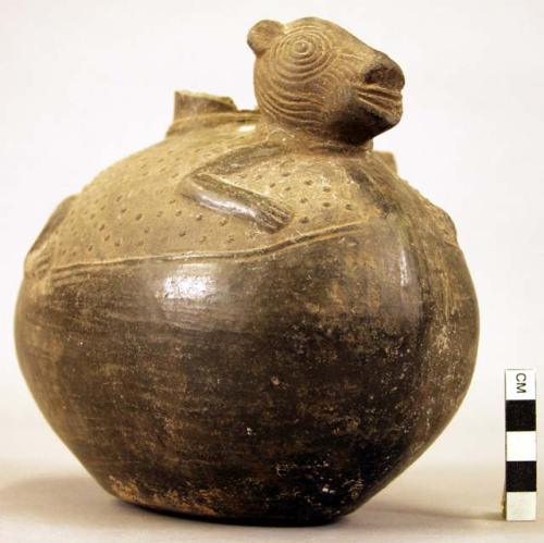 Vessel, animal effigy