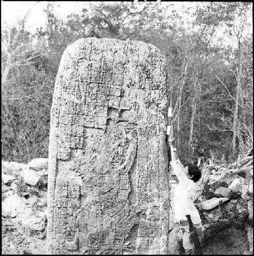 Stela 1 at Coba