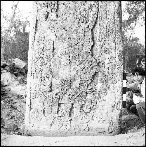 Stela 1 at Coba