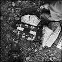 Fragments of Stela 18 at Coba