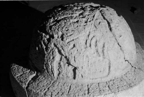 Ball court sculpture from Chichen Itza