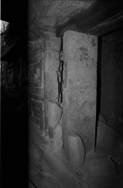 Chanchimez under-stair passage at Uxmal