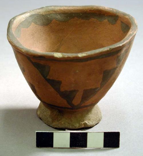 Pottery drinking cup