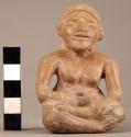 Complete pottery figure- Archaic type, head glued on