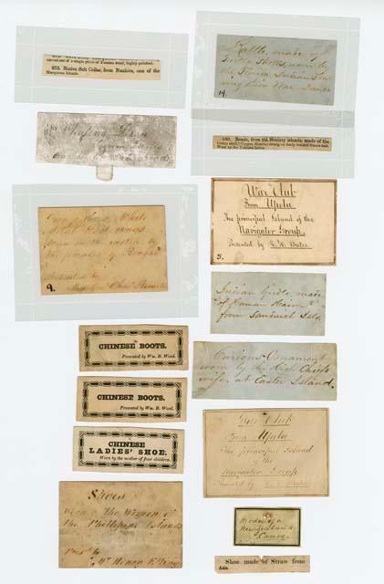 Peale Labels: Asia, Oceania and Florida #8-34