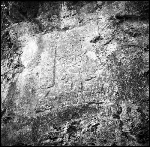 Rock carving at San Diego