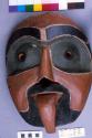 Potlatch mask of cedar