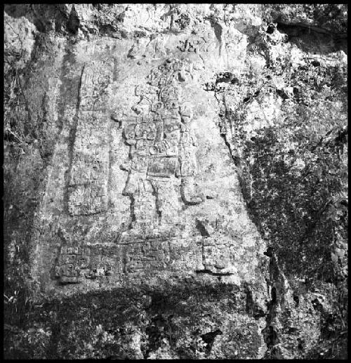 Rock carving at San Diego