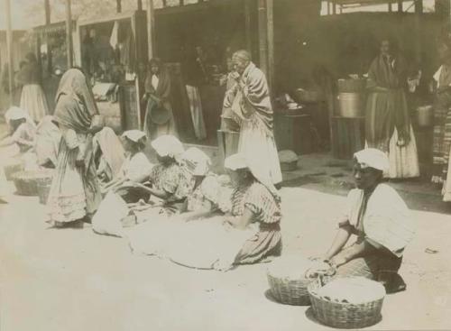 Market scene