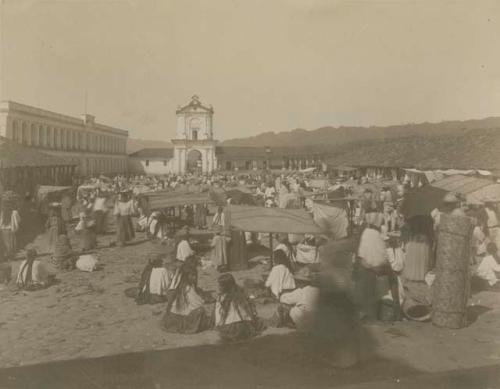 Market scene