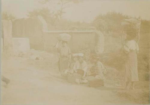 Group portrait of Maya boys school