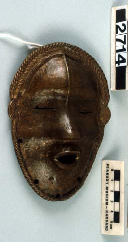 Brass replica of mask