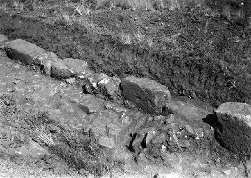 Pucara excavations, view of excavation area