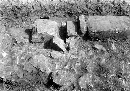 Pucara excavations, stone feature