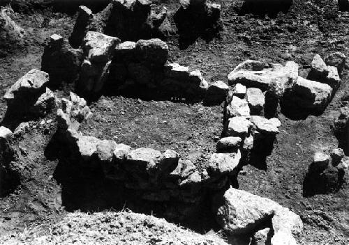 Pucara excavations, stone feature