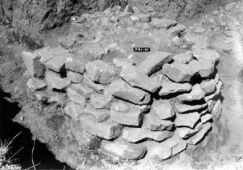 Pucara excavations, stone feature