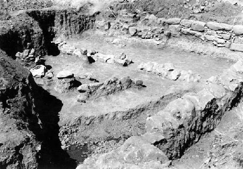 Pucara excavations, view of excavation