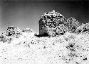 Highland on Lake Titicaca, rock formations