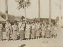 Group photo of Maya women and girls