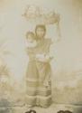 Young Maya woman and child