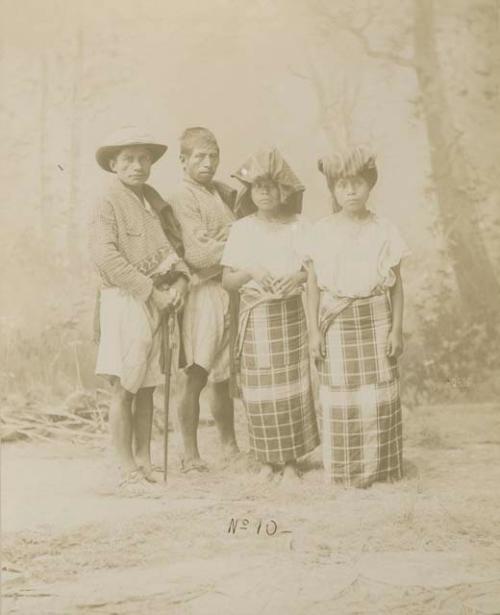 Group photo, two men and two women