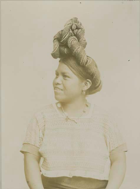 Studio portrait of Mixco girl