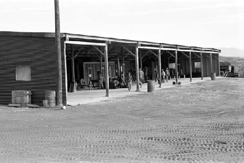 Soldiers outside of a building