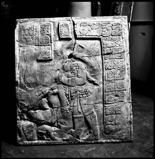 Cast of Lintel 46 from Yaxchilan