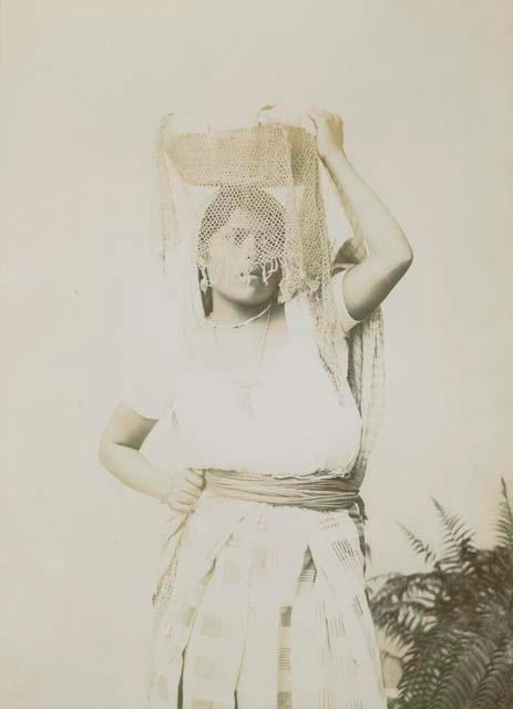 Studio portrait, woman at Escuintla