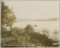 Man in a canoe on the Lake of Amatitlan