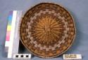 Wicker basket tray