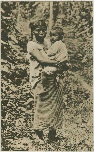 Woman and child