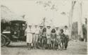 Three Chocó men and expedition members