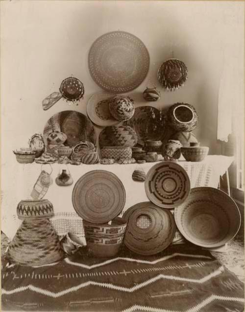 Mrs. George Linder collection of Indian Baskets