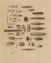 Various stone implements - most probably used as spindle whorls or weights