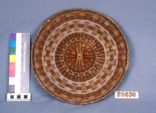 Wicker basket tray