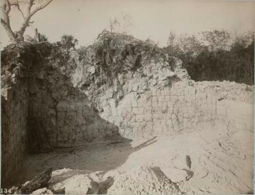 Mound #6 - Southeast chamber after excavation