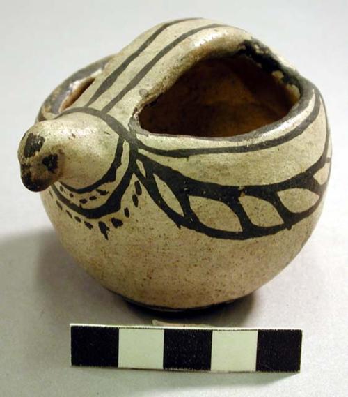 Pottery bowl.