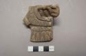 Pottery figurine headdress fragments