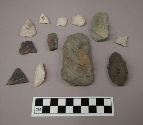 Stone arrow heads