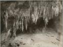 Cave of Loltun. Chamber 3. Stalactites.