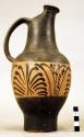 Pitcher, imitation of black figure