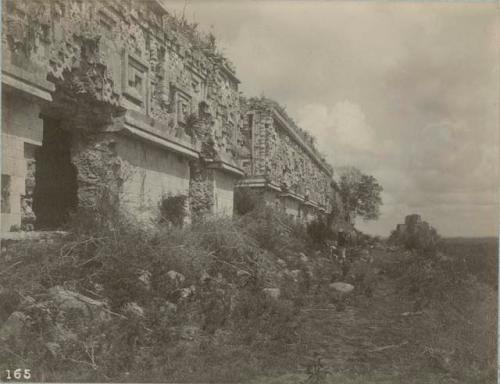 House of the Governor. Façade, looking north