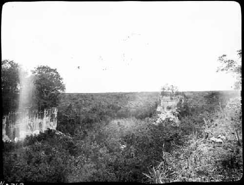 Northern Temple - taken from the terrace front - temple of the tigers