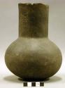 Ceramic vessel, tall neck, plain