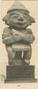 Stone statue of anthropomorphic divinity