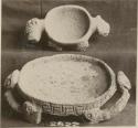 Two carved stone bowls