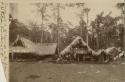 Workers camp in the foothills