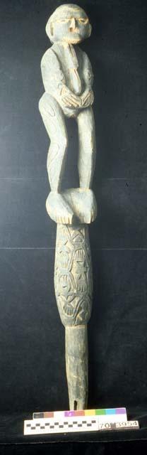 Carved wood figure